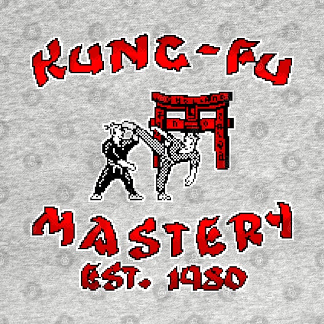 Kung Fu Mastery 8 Bit Art by 8 Fists of Tees